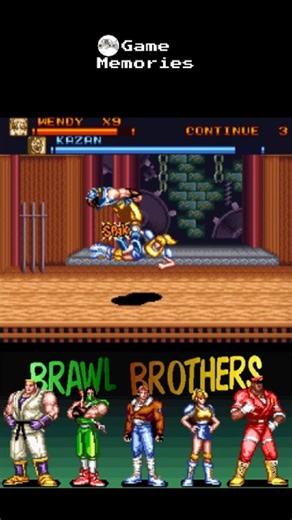 Brawl Brothers ( Rival Turf! 2 ) | Boss Kazan | Boss Fight #shorts