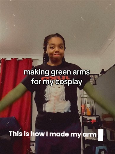 Creating Green Arms for Your Cosplay