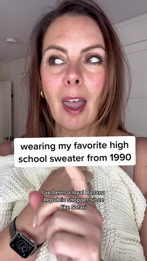 Vintage Banana Republic Mock Neck Sweater from 1991