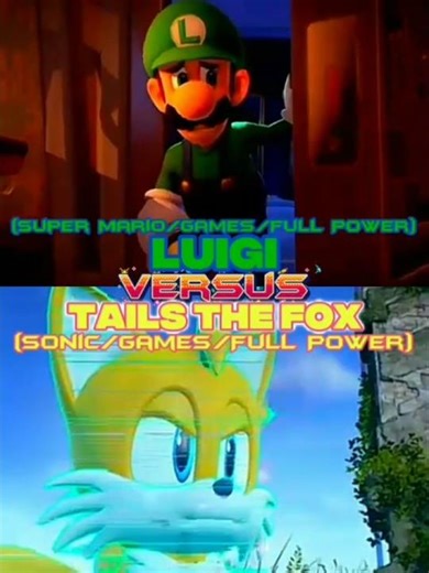 Luigi vs Tails | #supermario #sonicthehedgehog #1v1 #battle #edit #shorts #luigi #tails #subscribe