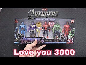 Avengers End Game Characters Action Figure Unboxing And Review