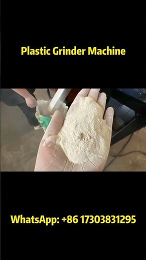Plastic Grinder Machine Demo – Perfect for PP, PE, and More!