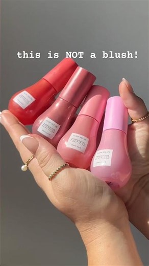 It’s a FLUSH! A sheer, buildable tinted cheek serum that brightens over time! 🍉✨