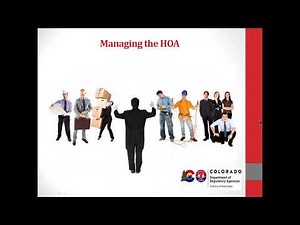 Board Member Role and Responsibilities - A Webinar from The HOA Information & Resource Center