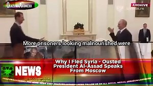 Why I Fled Syria - Ousted President Al-Assad Speaks From Moscow