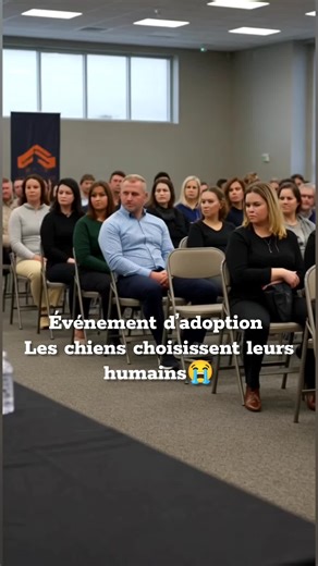 Événement d’adoption Les chiens choisissent leurs humains😭 #dog #shelterdog #emotional #viral #pets
