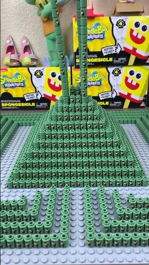Lego Plankton Pyramid #lego #plankton #spongebob #spongebobsquarepants #legostarwars