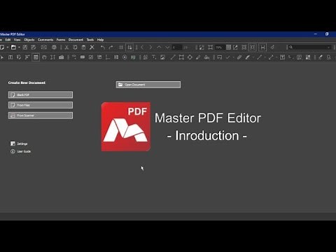Master PDF Editor - Introduction