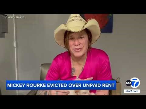 Actor Mickey Rourke evicted from L.A. home; court records show he owed nearly $60,000