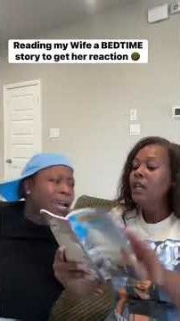 Getting My Wife's Reaction Reading A Bedtime Story #shorts #lgbt