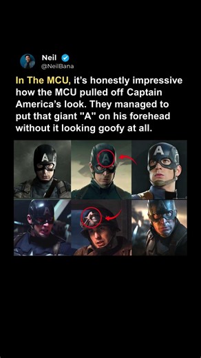 In The MCU, it’s honestly impressive how the MCU pulled off Captain America’s look.