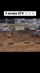 Who loves 2 strokes?? How about a 2 stroke ATV? 👀💨 #atvbigairtour #atv #mxvsatv #2stroke #twostroke #fourwheeler | ATV Big Air Tour