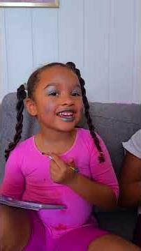 Hilarious Kid Makeup Fail! 💄 Iselin Copies Mommy 🤣 #funnykids #shorts #familyvlog #funny #makeupfun