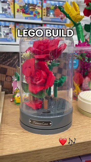 Super Satisfying Lego Flower Build with Miniso Bricks