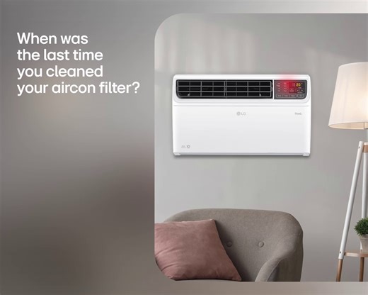 The key to keeping your LG Air Conditioner running smoothly is to regularly clean its filter. With the Filter Alarm function and Filter Management on the ThinQ app, you can easily maintain this. Find out more here: https://www.lg.com/ph/residential-air-conditioners/lg-la130gc #LifesGood | LG Global