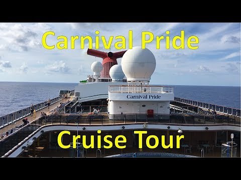 Carnival Pride FULL SHIP TOUR -- Departure from Port of Baltimore