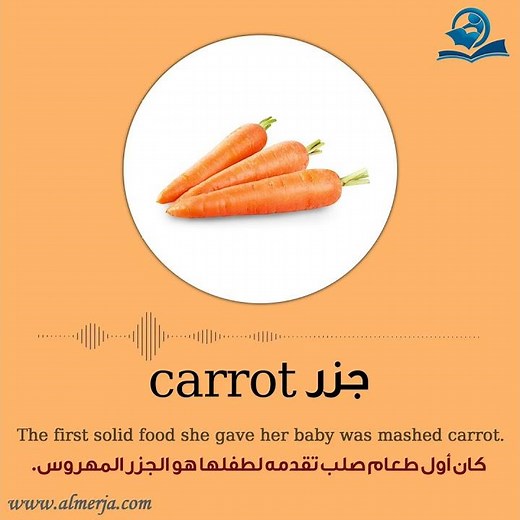 كيف تلفظ كلمة (جزر) في اللغة الإنجليزية How to pronounce (carrot)