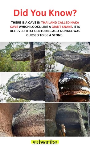 🐍😱NAKA CAVE: The Stone Serpent of Thailand | Cursed Snake Turned to Rock? #cavestory