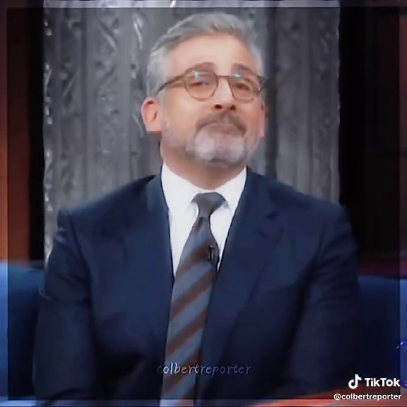 This interview had me kicking my feet last night | #stevecarell #stephencolbert #colbert #fyp #colbertreporter #edit #foryou #stevecarelledit #thelateshowwithstephencolbert #stephencolbertedit