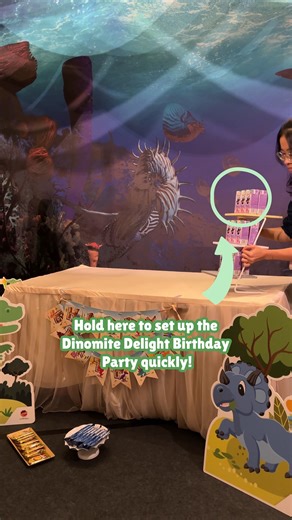Turn your child’s special day into a prehistoric adventure with the largest T-rex fossil ever found! For a limited time only, celebrate your child’s birthday with our Dinomite Delight Birthday Party! For more information, visit https://www.science.edu.sg/visit-us/kidsstop/for-families/birthday-party for more information! #DinomiteDelight #KidsStopSG #BirthdayParty #SCSDinos #DinosaursExtinctionsUs #BackFromExtinction | Kids STOP Singapore