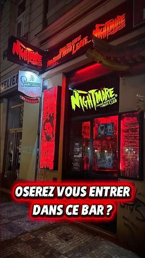A bar themed around classic horror films!