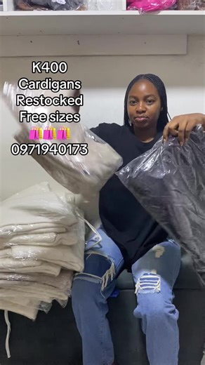 We located behind downtown mall regional trade village shop C32 Lusaka K400 Cardigans Restocked Free sizes 🛍️🛍️🛍️ 0971940173 #cardigan #zambiantiktok🇿🇲🇿🇲 #sale #clothes #fyp