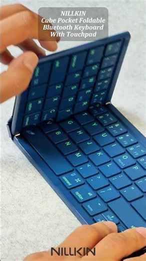 [DC 20%] Portable Keyboard Endgame, NILLKIN Cube Pocket Foldable Bluetooth Wireless Keyboard