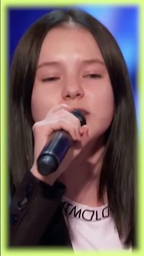 13-year-old girl already sings like a pro!👏