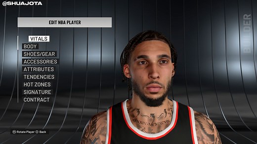 NBA 2K22 LiAngelo Ball Cyberface (Official Face Scan)