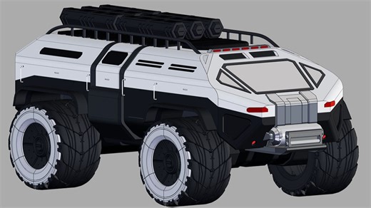 Plasticity教程龙王配音中文版-重型月球漫游车