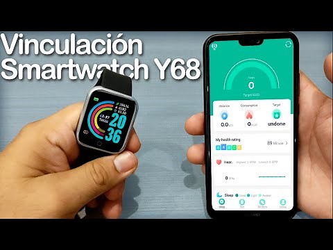 VINCULACIÓN de smartwatch Y68/D20 | TUTORIAL