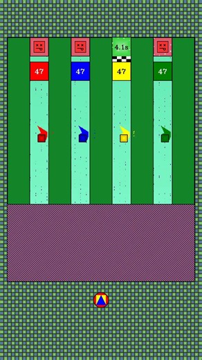 Square Race: Game of Luck!