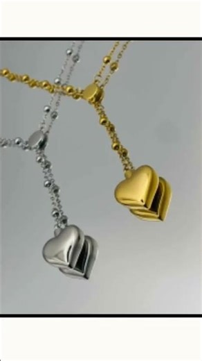 Barkley LDR – Small Heart Pendant Necklace | Minimal Coquette Design, Stainless Steel