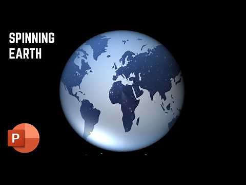 How to Make a Spinning Globe and Rotate Earth in PowerPoint | 3D Animation Tutorial