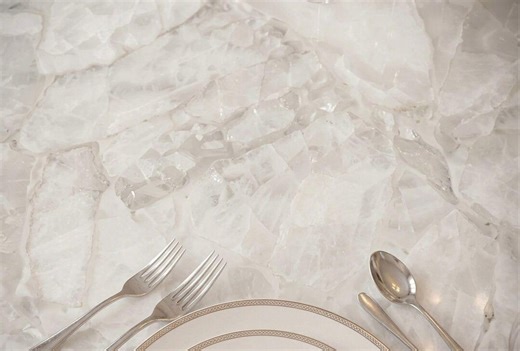 Modern Round Dining Table, Crystal Stone Tabletop, Luxury Marble Table, Contemporary Dining Room Furniture Table Luxury Crystal Dining Table - Etsy