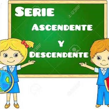 Serie Numérica Ascendente y Descendente del 1 al 10