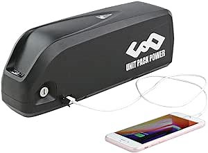 52V 20h Ebike Battery - 52V 1500W Battery Lithiium Ion for 48Volt and 52 Volt 1500W 1200W 1000W 750W Ebike Wheel Kit and Bafang