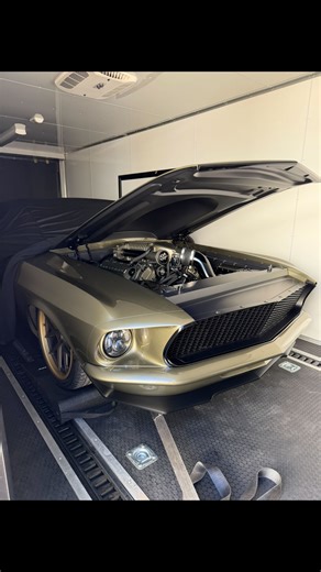 Vinis Hot Rods on Instagram: "Dave’s 69 is shined and ready for the weekend at the Birmingham world Of Wheels! #vinishotrods #musclecars #1969mustang #protouring #restomod"