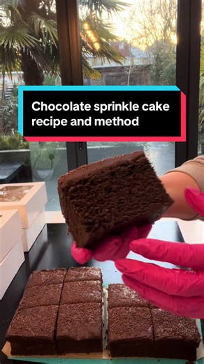 Chocolate Sprinkle Cake Recipe with Icing Method