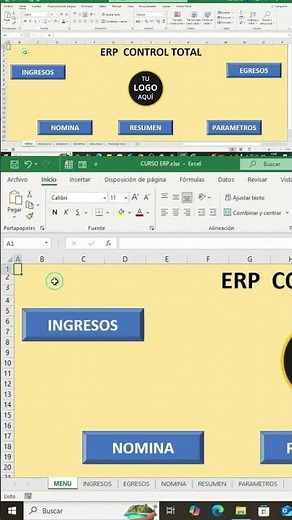 👆🏻 FULL VIDEO 👆🏻 What is an ERP? and how to create one step by step #excel