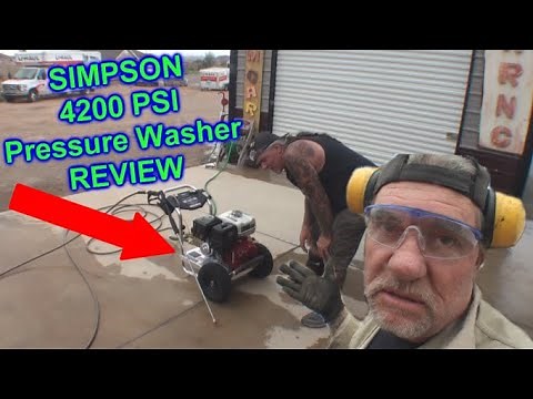 Simpson Professional 4200 PSI Pressure Washer w/ CAT Pump & Honda GX390 Engine - Complete REVIEW