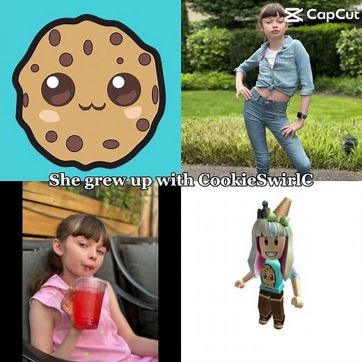 She grew up with Cookie￼SwirlC as a kid #cookieswirlc #vivienneplayz29