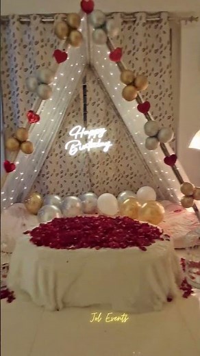 30th Birthday Surprise Decoration at Home | For Wife, Husband, Fiance, GF, BF