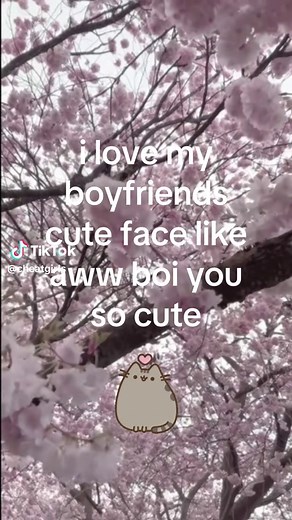 I Love My Boyfriend's Cute Face: Sweet Pusheen Moment