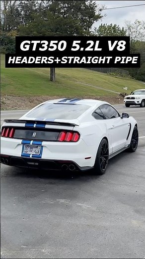 2017 Ford Mustang GT350 5.2L V8 w/ Headers & Straight Pipes!