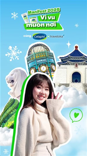 Minigame Du lịch Ảo cùng Cetaphil và Traveloka