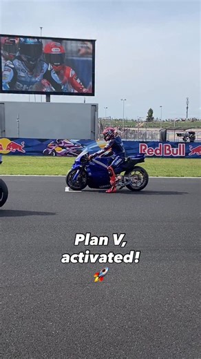 997K views · 23K reactions | History being made  The Yamaha V4-Powered Prototype launches off the MotoGP grid for the very first time  #PlanV | #TheBlueShift | #YamahaFactoryRacing | #MotoGP | #YamahaMotoGP | #SanMarinoGP | Monster Energy Yamaha MotoGP | Facebook