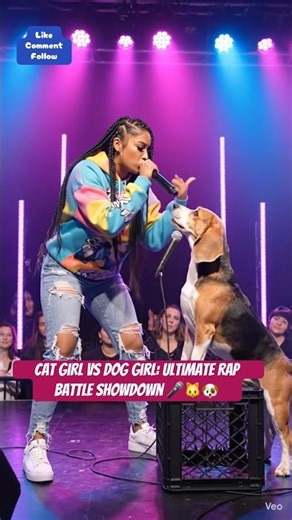 When cats and dogs settle it with bars instead of barks 😂🔥#trending#viralvideos#funny#rap# #fyp