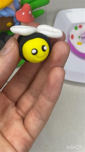 DIY Cute clay 🐝 #clay #diy