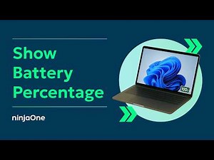 How to Enable or Disable the Battery Percentage Display on the Taskbar in Windows 11